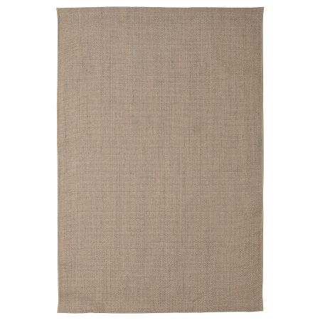 Ковер, безворсовый, неокрашенный, светло-серый, 170x240 см IKEA VODSKOV 405.123.86