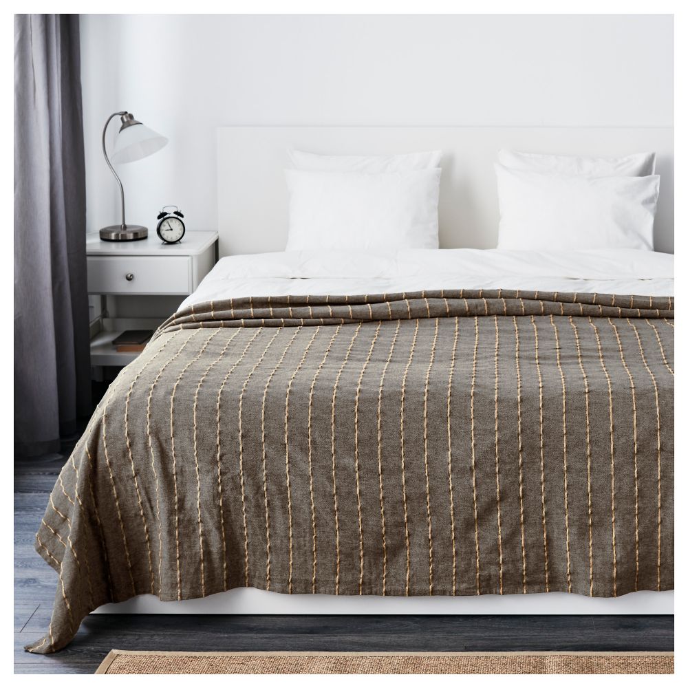 Покрывало ТАЛЛОРТ, черный/естественный (250x250 см) - фото 1