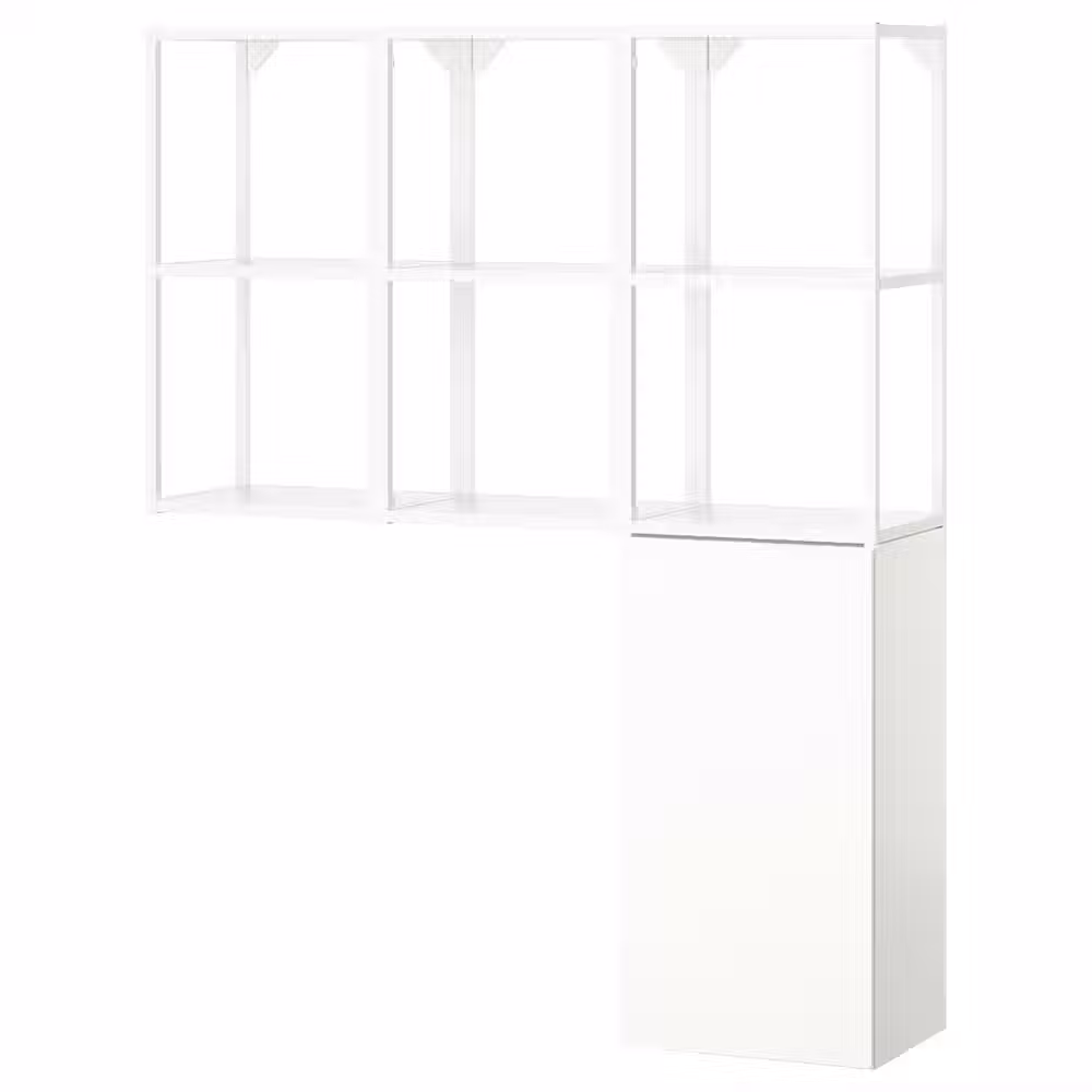ENHET Комбинация д/хранения - белый 120x32x150 см - фото 1