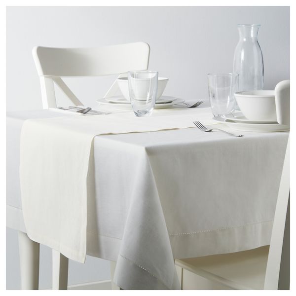 Дорожка настольная МАРКНАД, белый (40x140 см) - схема-чертеж с размерами