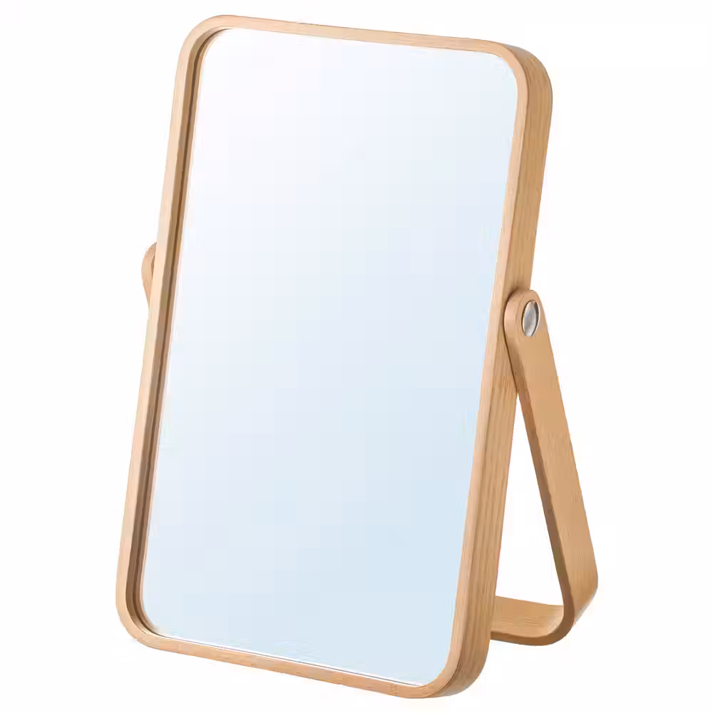 IKORNNES Зеркало настольное - ясень 27x40 см - фото 1