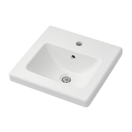 Одинарная раковина 44x43x5 см IKEA TVÄLLEN ТВЭЛЛЕН 104.938.36