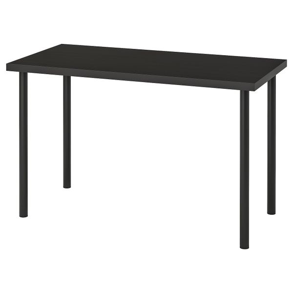 Стол, черно-коричневый/черный 120x60 см IKEA LINNMON ЛИННМОН / ADILS АДИЛЬС 692.794.53 - схема-чертеж с размерами