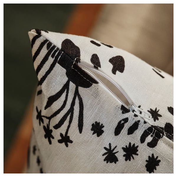 STOCKHOLM 2025 Чехол на подушку - белый/чёрный 50x50 см - фото 4