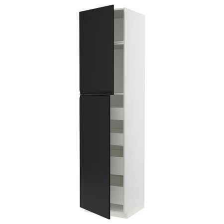 Высокий шкаф, 2 дверцы, 4 ящика IKEA METOD МЕТОД, MAXIMERA МАКСИМЕРА 294.930.25
