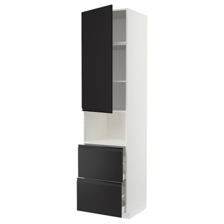 Высокий шкаф для СВЧ, дверца,2ящика IKEA METOD МЕТОД, MAXIMERA МАКСИМЕРА 194.929.03