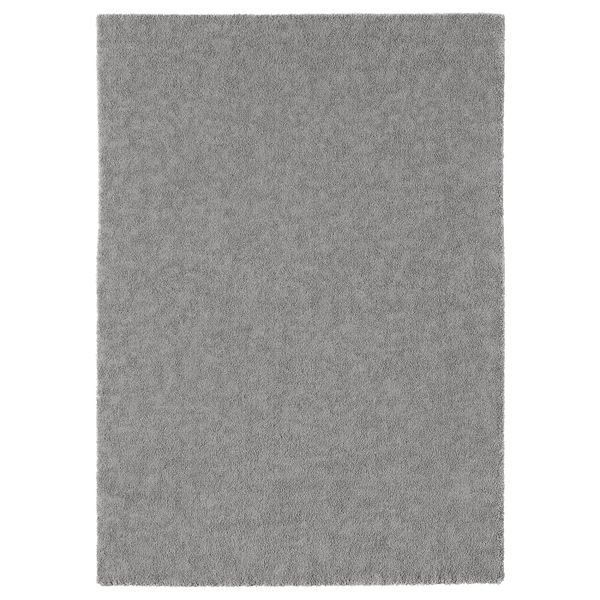 Ковер, короткий ворс, классический серый 170x240 см IKEA STOENSE СТОЭНСЕ 104.268.37 - фото 1