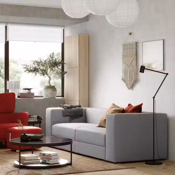 JÄTTEBO 3-местный модульный диван - Tonerud серый - фото 2