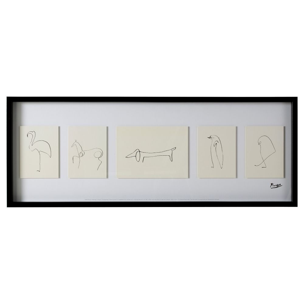 Картина ОЛУНДА, наброски (103x39 см) - фото 1