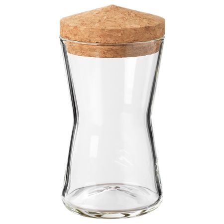 Банка с крышкой ОВЕРАЛЛЬТ, стекло (0.3 л)