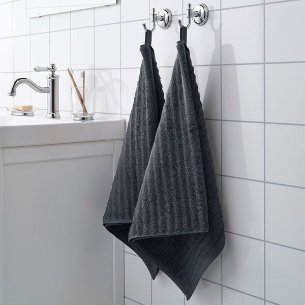 Полотенце, темно-серый 50x100 см IKEA FLODALEN ФЛОДАРЕН 104.687.09 - схема-чертеж с размерами