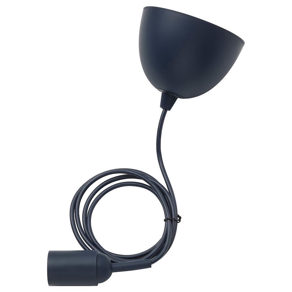 Шнур-подвес для лампочки, темно-синий 1.8 м IKEA GRÅVACKA ГРОВАККА 405.049.42 - фото 1