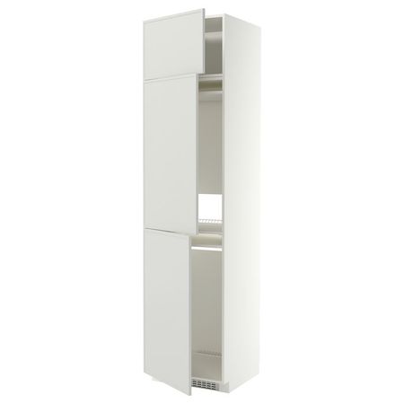 METOD Высокий шкаф д/холод/мороз/3 дверцы