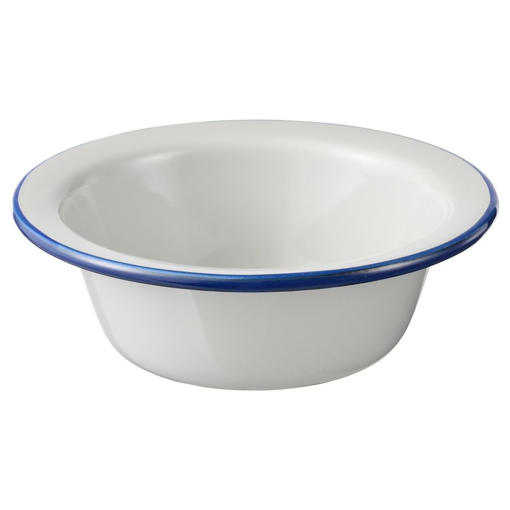 Миска, светло-серый/темно-синий 17 см IKEA ЭГЕНДОМ 703.910.19 - фото 1