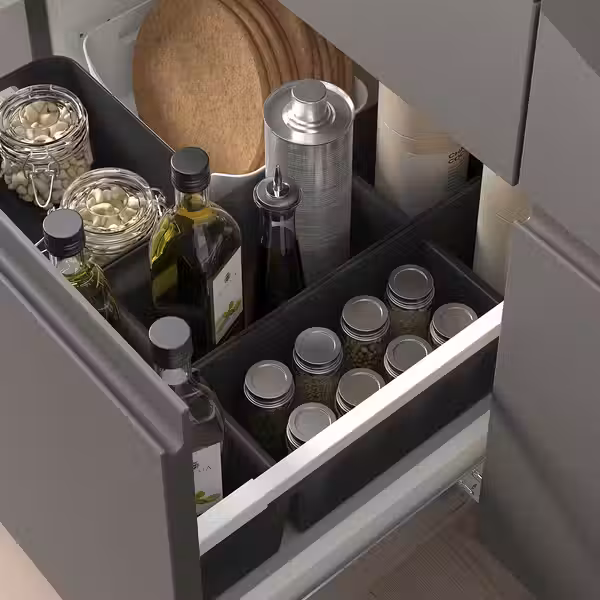 UPPDATERA Ящик - антрацит 50x12 см - фото 2