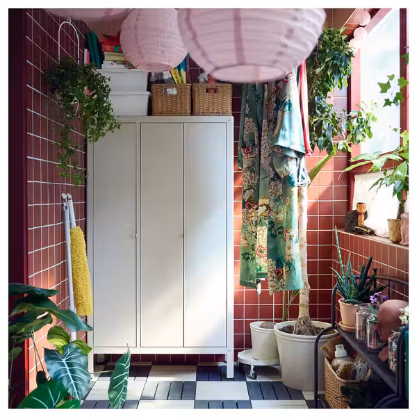 KOLBJÖRN Шкаф - бежевый для сада/для дома 90x161 см - фото 2