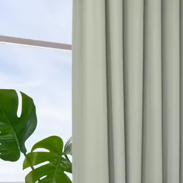 BENGTA Блокирующая свет гардина, 1 шт. - зеленый/с лентой 210x300 см - фото 4