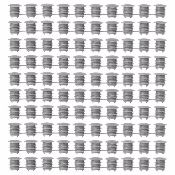 KOMPLEMENT Заглушка - темно-серый 100 шт - фото 1