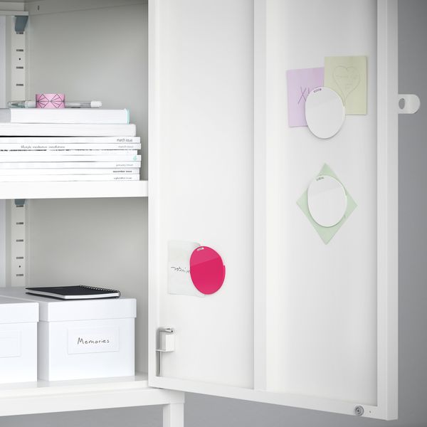 Комбинация для хранения с дверцами, белый, 45x47x92 см IKEA HÄLLAN ХЭЛЛАН 192.913.15 - фото 6