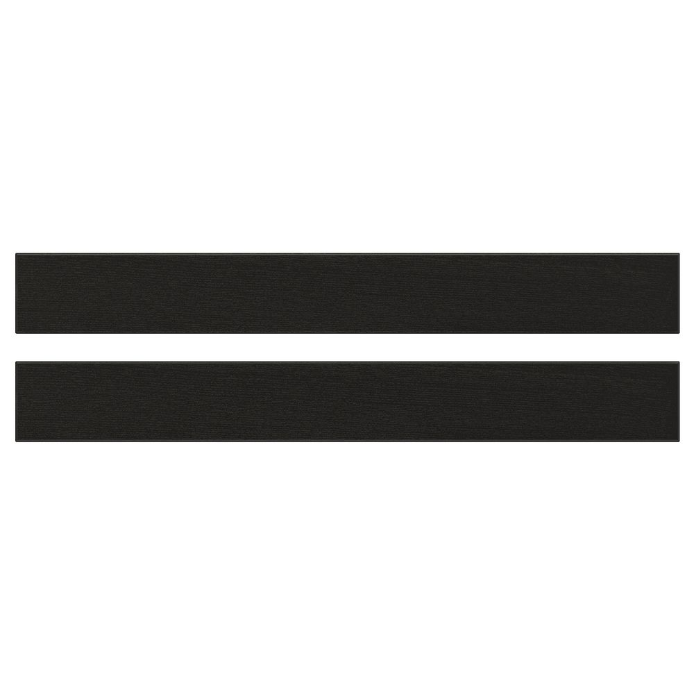 Фронтальная панель ящика, черная морилка 80x10 см IKEA LERHYTTAN ЛЕРХЮТТАН 603.565.11 - фото 1