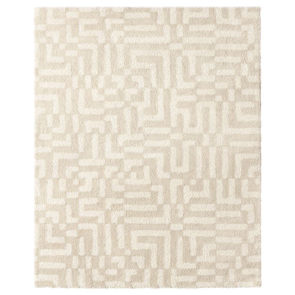 Ковер, длинный ворс ФАКСЭ, белый с оттенком (200x250 см) - фото 1