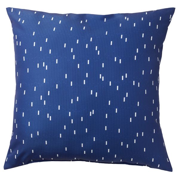 Подушка ИКЕА ПС 2017, темно-синий (50x50 см) - фото 1