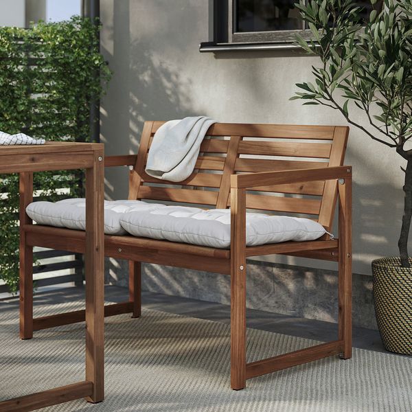 NÄMMARÖ Скамья со спинкой и подушками - фото 2