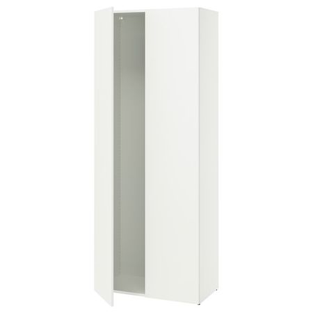 LASTARE Каркас с дверцами - белый 80x42x200 см