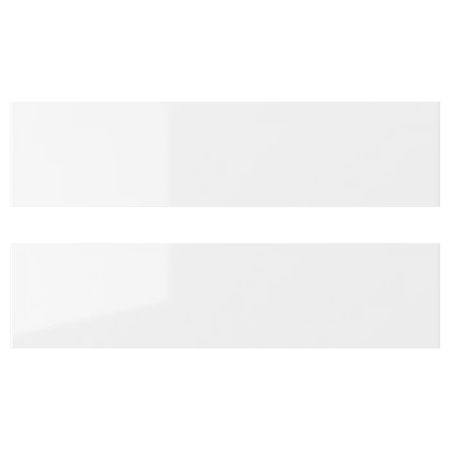 RINGHULT Фронтальная панель ящика - глянцевый белый 40x10 см
