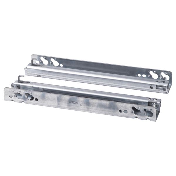 Направляющие ящика, нажимные БЕСТО - схема-чертеж с размерами