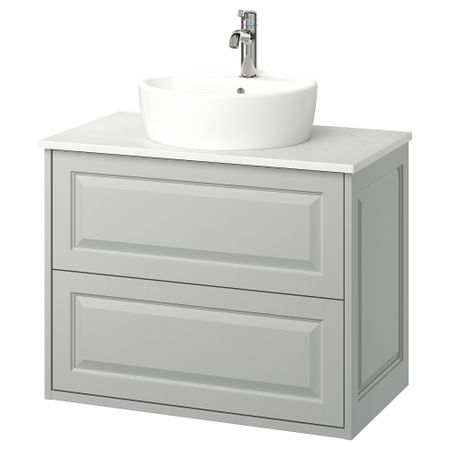Шкаф с ящиками, раковина, смеситель IKEA TÄNNFORSEN, TÖRNVIKEN ТОРНВИКЕН 595.214.18