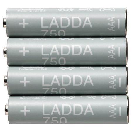 LADDA Аккумуляторная батарейка - HR03 AAA 1,2 В 750 мА•ч