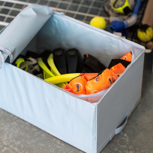 Сумка для хранения, сине-серый 34x51x28 см IKEA STUK СТУК 704.939.23 - фото 4