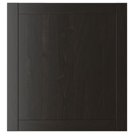 HANVIKEN Дверь - черно-коричневый 60x64 см