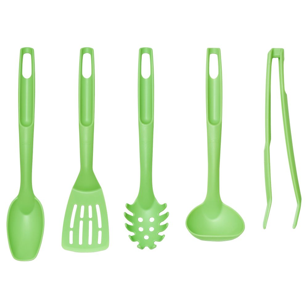 Кухонные принадлежности, 5 предметов СПЕЦИЭЛЬ, зеленый - схема-чертеж с размерами