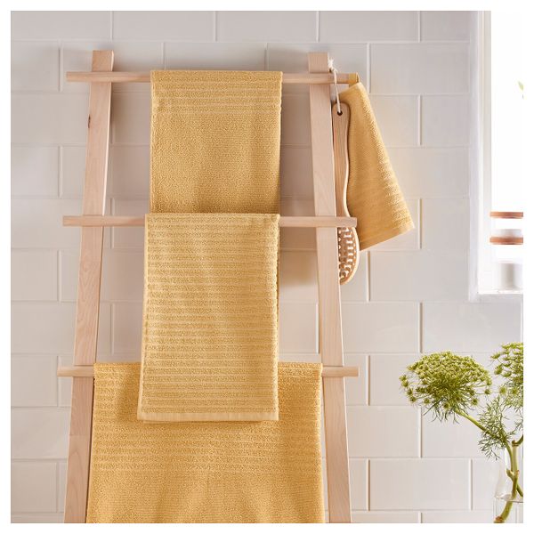 Банное полотенце, светло-желтый, 70x140 см IKEA ВОГШЁН 103.555.52 - фото 3