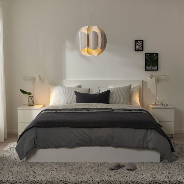 Абажур для подвесного светильника, 38 см, белый IKEA TRUBBNATE ТРЮББНАТЕ 204.848.17 - фото 4