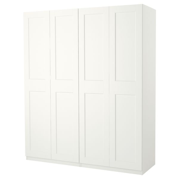 Гардероб, белый Grimo белый, 200x60x236 см IKEA PAX ПАКС 792.147.05 - фото 3