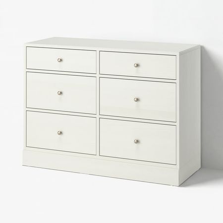 HAVSTA Комод с 6 ящиками - белый 121x47x89 см