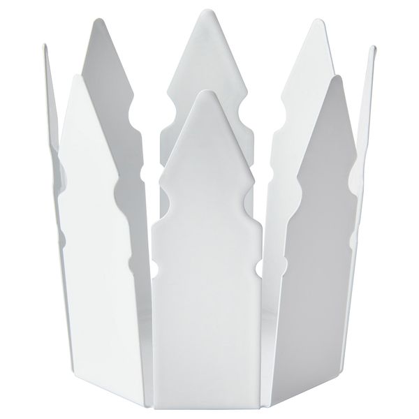 Подсвечник ВИНТЕР 2018, корона, белый (9 см) - фото 1