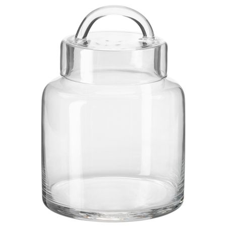 Банка с крышкой ХЭМСМАК, прозрачное стекло (1.0 л)