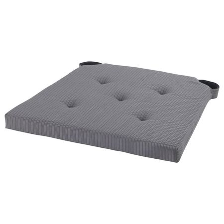 JUSTINA Подушка на стул - серый 42/35x40x4 см