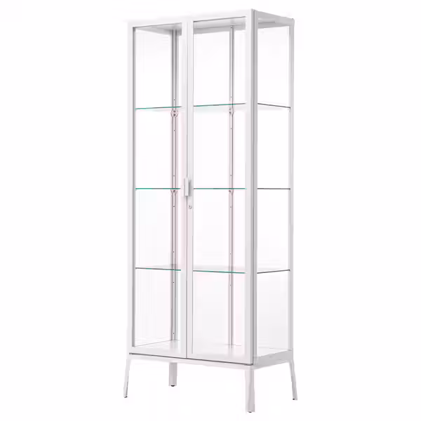 MILSBO Шкаф-витрина - белый 73x175 см - фото 1