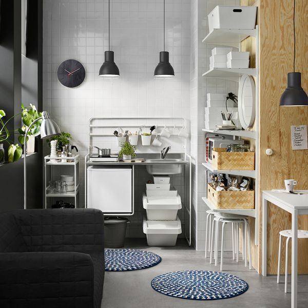 Настенные часы, под дерево/черный 30 см IKEA VOKALISSA ВОКАЛИССА 104.812.54 - схема-чертеж с размерами