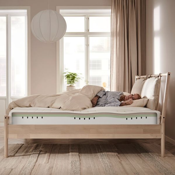 ÅKREHAMN Пенополиуретановый матрас - жесткий/белый 140x200 см - фото 8