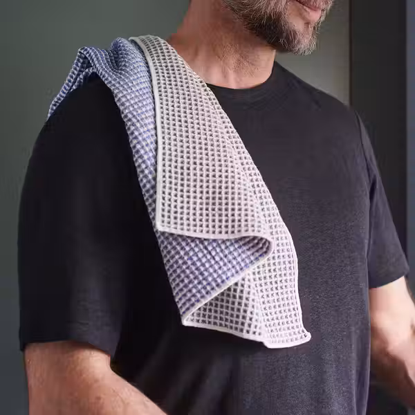 VÄLVÅRDAD Полотенце кухонное - синий/белый 45x60 см - фото 2