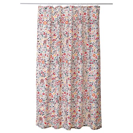 Штора для ванной ОКЕРКУЛЛА, разноцветный (180x200 см)