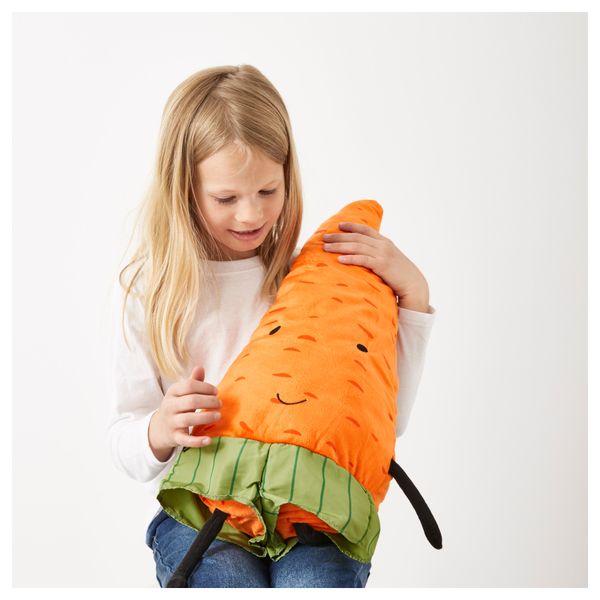 Мягкая игрушка ТОРВА, морковь, оранжевый - фото 2