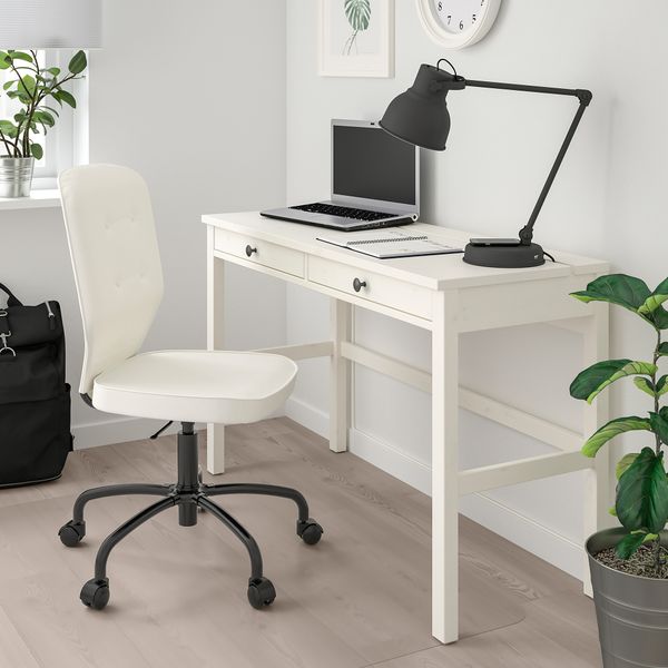 Рабочий стул ЛИЛЛХОЙДЕН, Блекинге белый - схема-чертеж с размерами