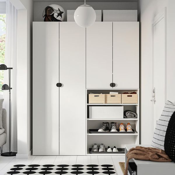 LASTARE Гардероб, комбинация - белый 160x42x201 см - фото 2